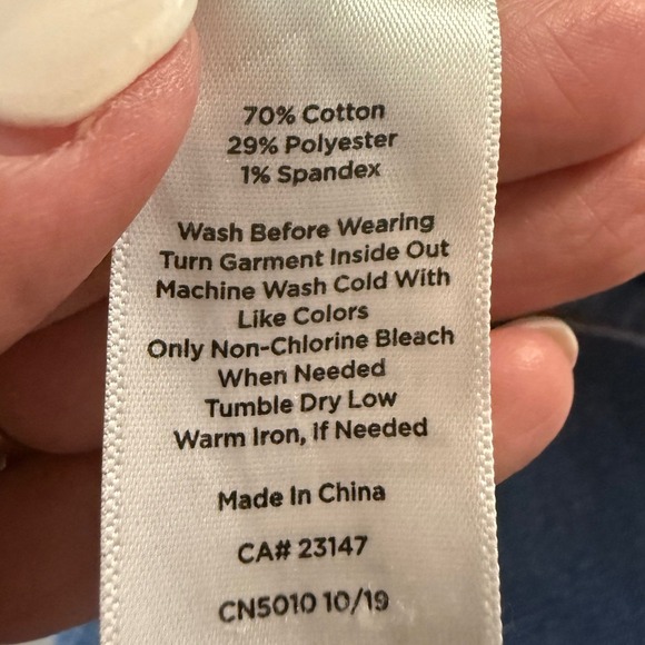 Talbots Flawless High Waist Modern Ankle Jeans Women's 10 Blue Stretch Denim - Picture 7 of 8